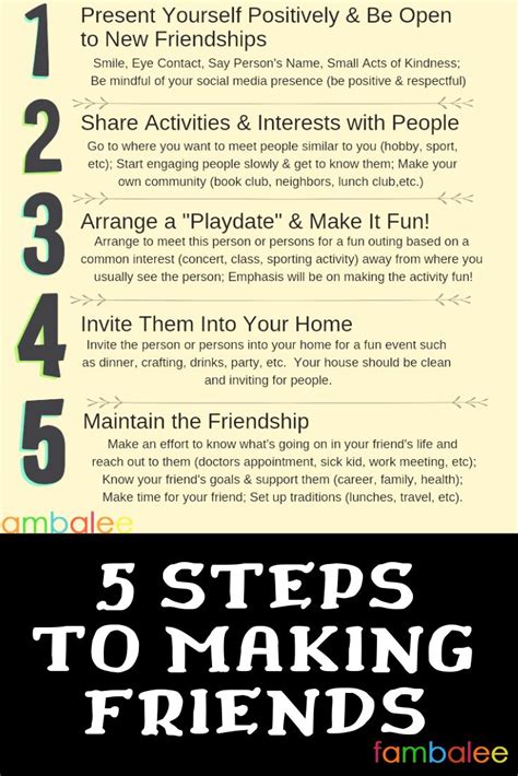5 Steps To Making Friends Making Friends Relationship Building