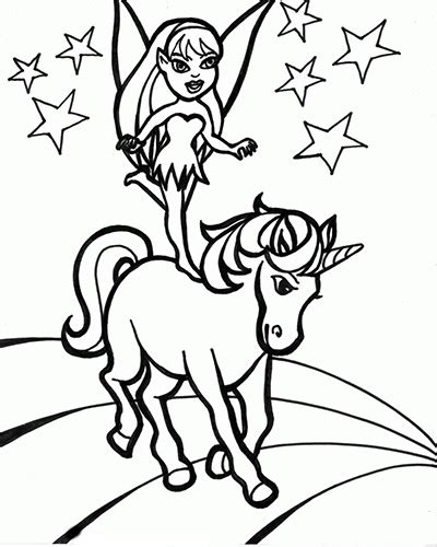 fairy  unicorn coloring pages coloring play
