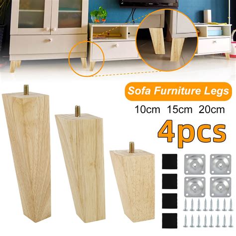 Willstar Height Sofa Legs Wooden Furniture Legsset Of 4 Wood Sofa Legs