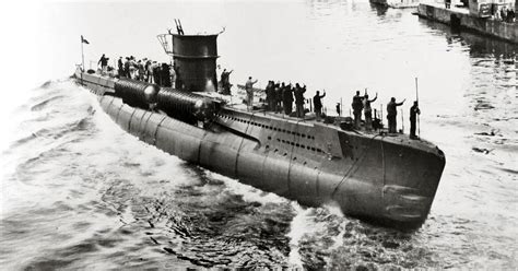 Launch Of The Italian Submarine Murena Moray Eel At The La Spezia