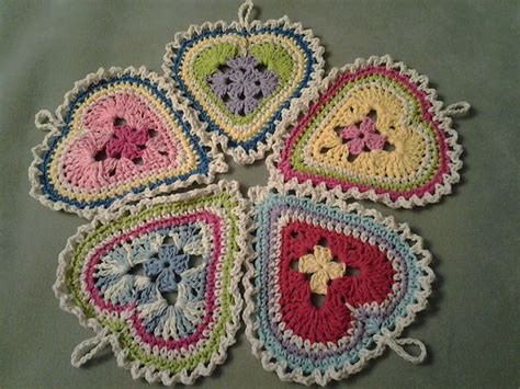 Granny Sweet Heart Pattern By Nancy L Drew Crochet Edging Crochet