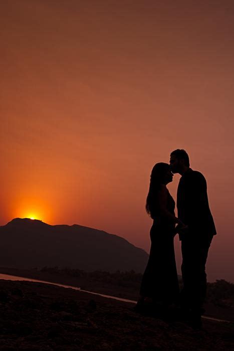 Couple Love Red Sunset Free Image Download