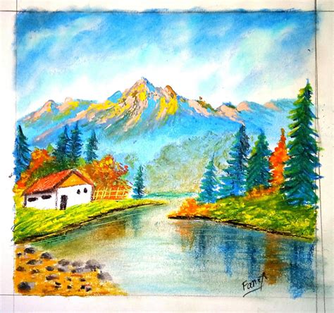Nature Drawing With Oil Pastels For Beginners Markoyxiana