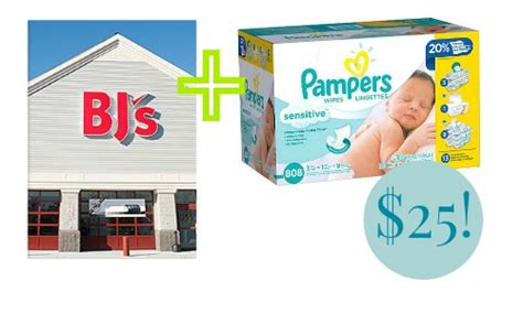 Zulily Deal Bjs Membership Pampers Wipes 25 Southern Savers