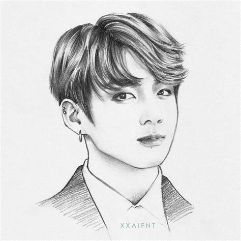 Sketch Jungkook Drawing Easy Tips And Tricks For Beginners Judal