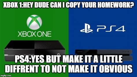 Ps4 Vs Xbox 1 Meme