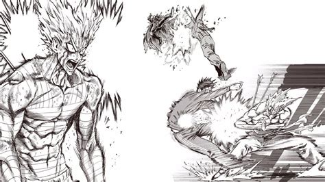 One Punch Man Manga Garou Vs Saitama Malaywsnu