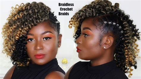 Braidless Crochet Braids Omonicurls Xtrend Hair Youtube