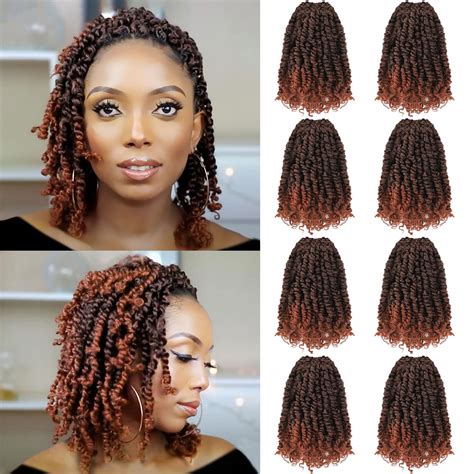 Buy Fulcrum Pre Twisted Passion Twist Crochet Hair 10 Inch 8 Packs Pre