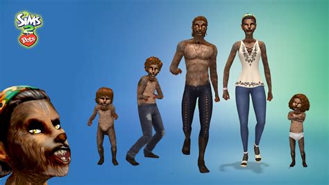 Sims 4 Werewolf Feet