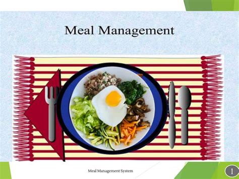 Meal Management System Presentationpptx