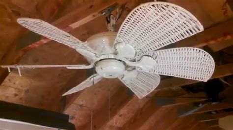You don't have to worry about rusting plus, the bronze adds a really. Casablanca Wailea Ceiling Fan with wicker blades - YouTube