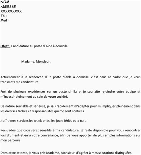 Lettre De Motivation Aide soignante A Domicile Lettre De Motivation