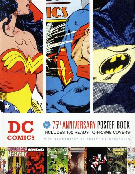 Dc Comics 75th Anniversary Poster Book Sc 2010 Chronicle Books Comic