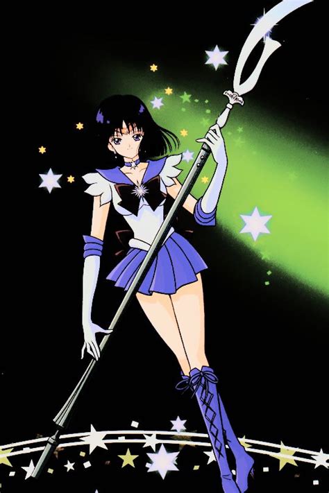 Hoshi Tachi Ni Mamorarete Sailor Saturn Sailor Moon Art Pretty Guardian Sailor Moon
