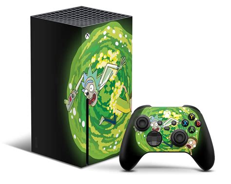 Rick And Morty Portal Xbox Series Controller Skin Ph