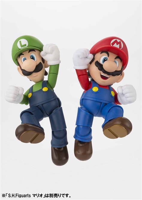Bandai Tamashii Nations Sh Figuarts Luigi Super Mario Action Figure