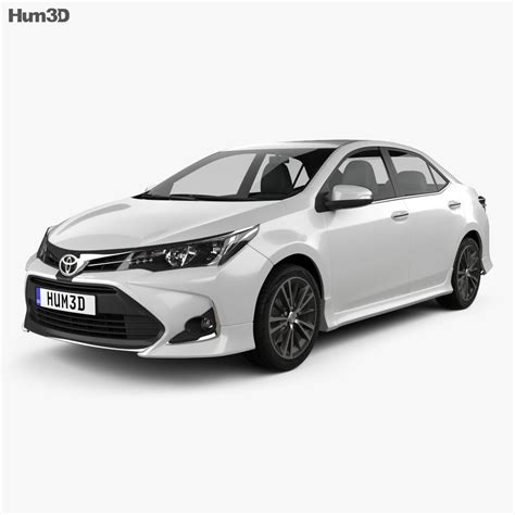 Gr sport corollas can also be ordered with a dark grey roof, and the new trim level can also be selected on touring sports estate models. Toyota Corolla Sport 2018 3D model - Vehicles on Hum3D
