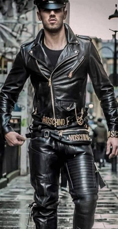 pin by thomas moore on handsome leather fashion men mens leather clothing leather jacket men