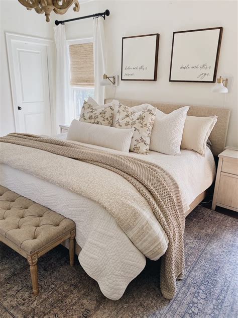 Neutral Master Bed Must Try Ideas She Gave It A Go