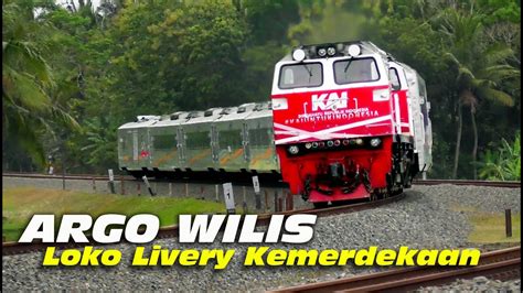 Hunting Kereta Api Di Spot Jurangkah Ketemu Argo Wilis Dengan Lokomotif Livery Kemerdekaan Ri Ke