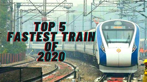 top 5 fastest trains of indian railways vande bharat gatimaan express shatabdi rajdhani