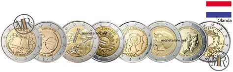 Netherlands 2 Euro Coins Value Of Each Dutch 2 Euro Coin