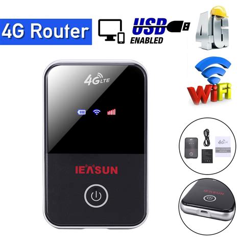 Portable 3g 4g Router Lte 4g Wireless Router Mobile Wifi Hotspot Fdd B1