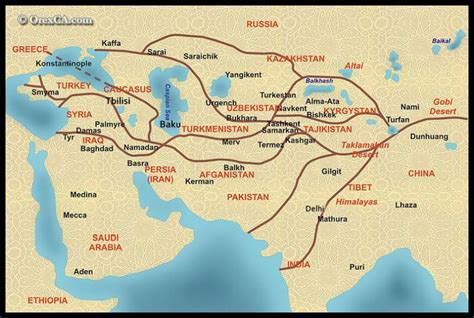 Uzbekistan Bukhara And Hidden Story Of The Ancient Silk Road Made In Atlantis Silk Road Map