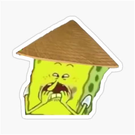 Chinese Spongebob Meme Sticker For Sale By Buyfromhere Redbubble