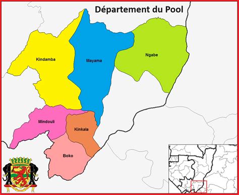 Carte Du Pool République Du Congo