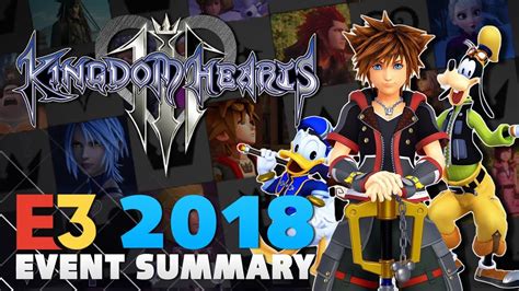 Kingdom Hearts Iii E3 2018 Summary Trailers Interviews And Impressions