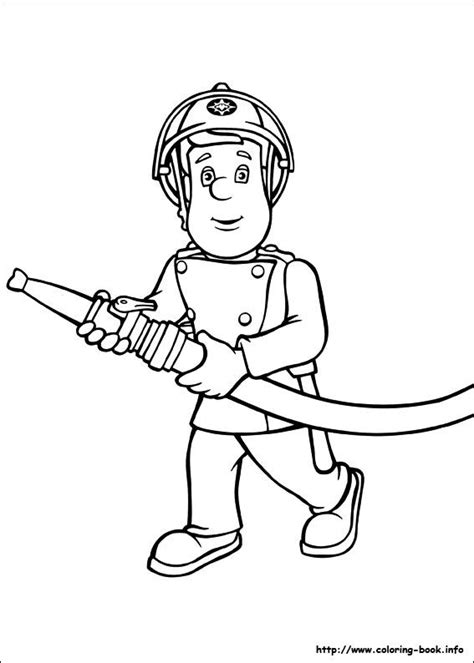 Best coloring pages printable, please share page link. Fireman Sam coloring picture | Cartoon coloring pages ...