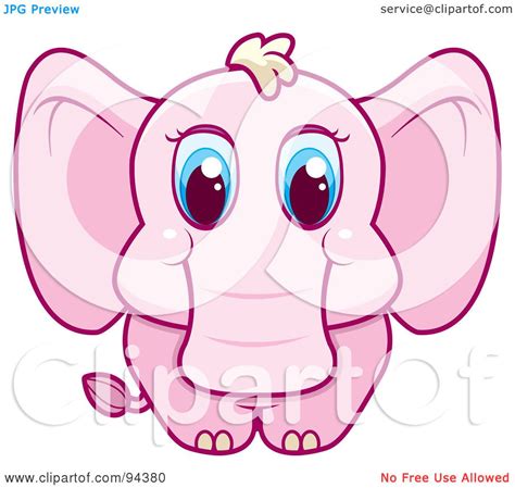 Royalty Free Rf Clipart Illustration Of A Baby Pink