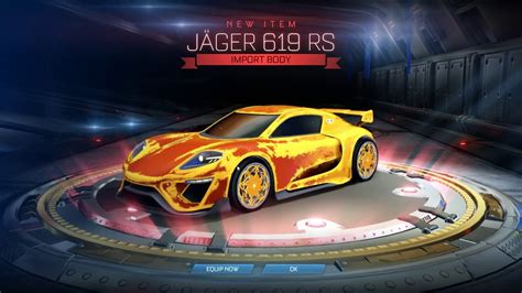 Rocket League Unboxing The Jager 619 Rs Youtube