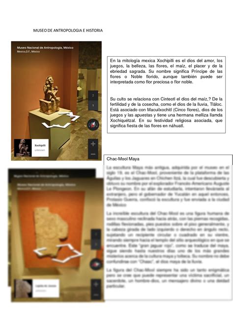 Solution Recorrido Virtual Museo De Antropolog A E Historia Studypool