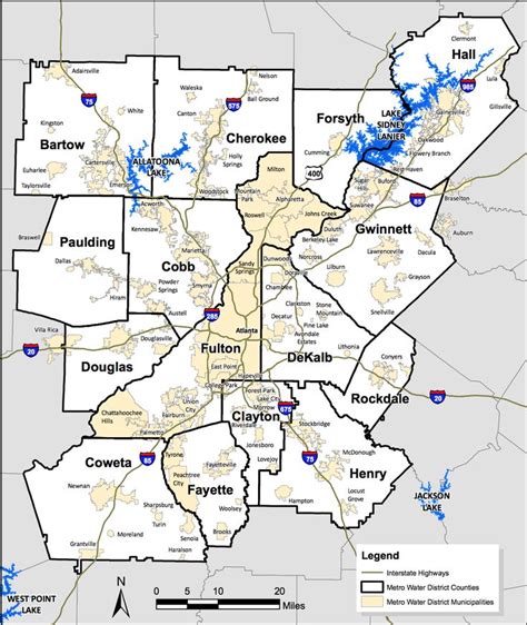 Map Of Atlanta Metro Cities And Suburbs Marietta Smyrna Live