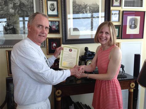 Shannon Becomes A Fellow Of The International Napoleonic Society