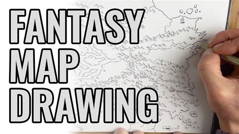 How To Draw A Fantasy Map Tutorial For Beginners Youtube