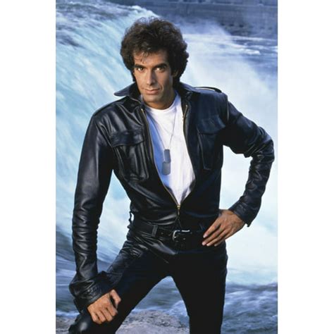 The Magic Of David Copperfield In Black Leather Jacket 24x36 Poster
