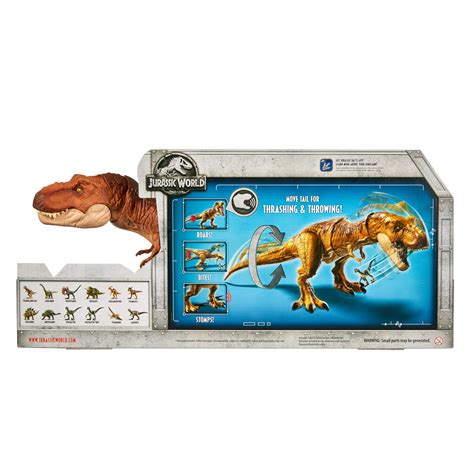 Action And Spielfiguren Jurassic Park World Thrash N Throw Tyrannosaurus Rex Figure T Rex 56cm
