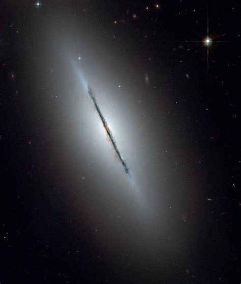 Unique Nasaesa Hubble Space Telescope View Of The Disk Galaxy Ngc 5866