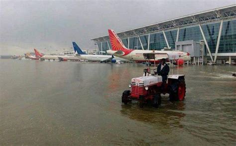 Gujarat Floods Ahmedabad Airport Inundated After City Receives 200 Mm