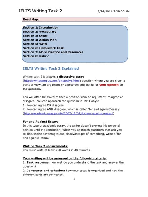 Ielts Writing Task 2 Notebook For Students Argument Vocabulary