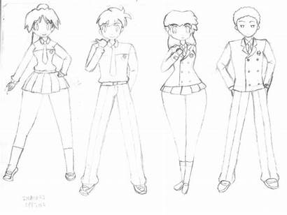 Uniform Sketches Anime Drawing Keroro Getdrawings Kishou
