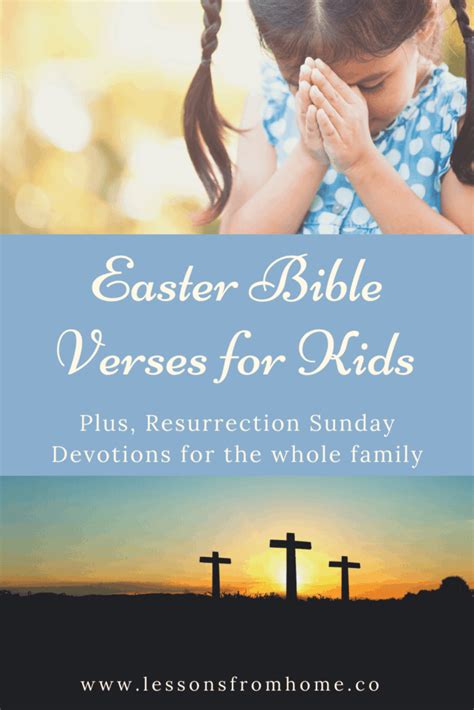 Easter Bible Verses For Kids Short Devotions For Resurrection Sunday