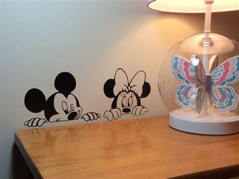 Mickey And Minnie Vinyl Wall Decal Disney Wall Decal Sticker Vinyl
