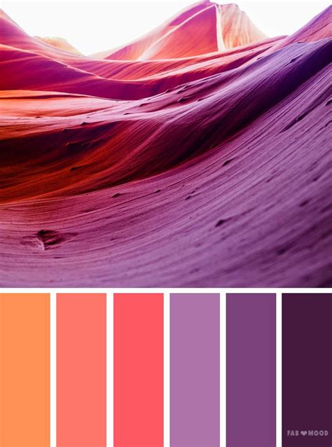 Orange And Purple Color Schemeorange Peach And Purple Color Palette