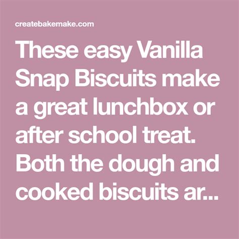 The Best Vanilla Biscuit Recipe Recipe Biscuits Vanilla Biscuits