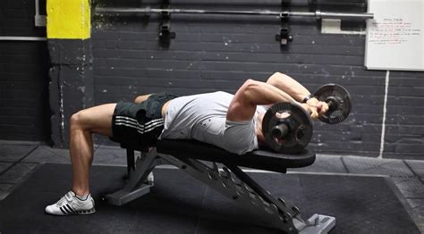 Lying Close Grip Barbell Triceps Extension Behind The Head Target